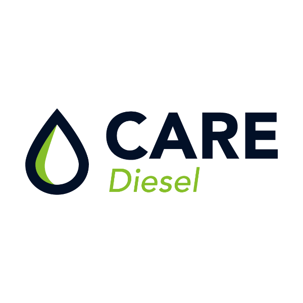 Care Diesel Logo mit Tropfen schwarz grün