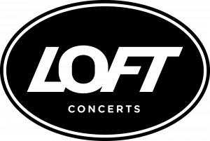 Logo Loft Concerts schwarz, oval