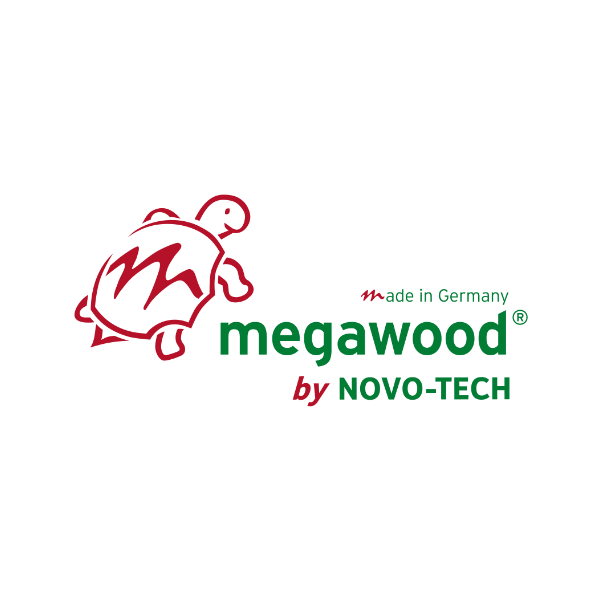Novo-Tech Logo rot grün mit Schildkröte