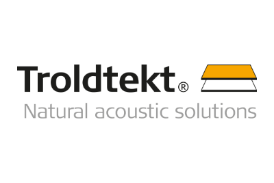 Troldtekt, natural acoustic solutions - Logo schwarz grau